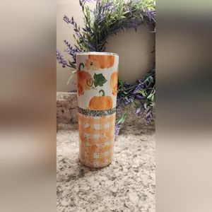 20 Oz pumpkin tumbler